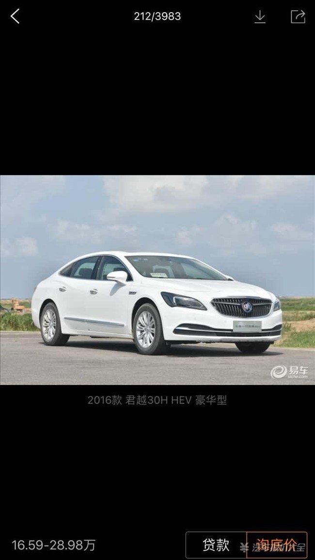 本人19岁 家里帮买辆车 目前看中了别克新君越