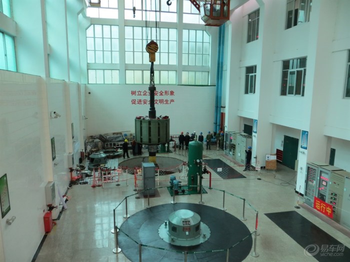 【【我要我要我要要】厂里水轮发电机大修--吊