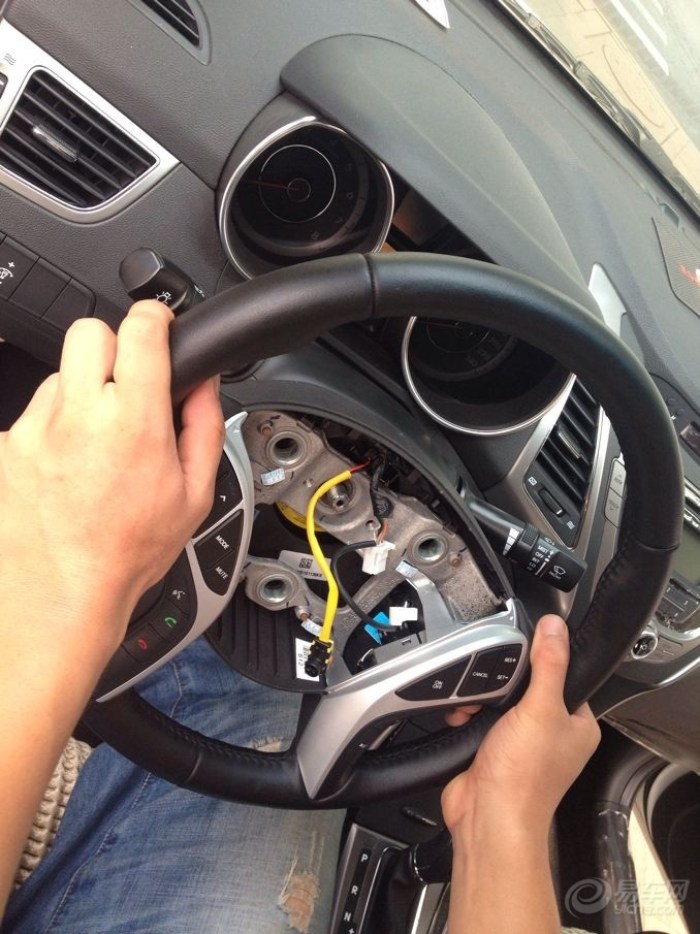 【朗动领先改多功能方向盘全过程】_朗动论坛