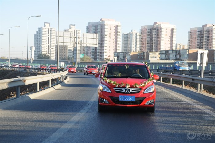 【京E道北京地方车友会成员B2哥结婚车队照片