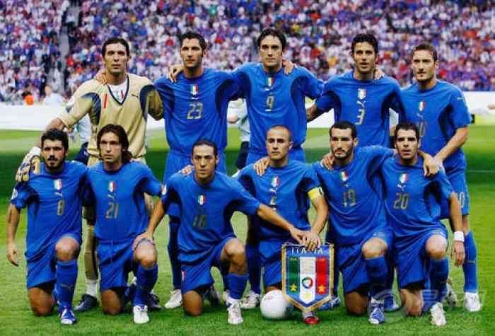 06年德国世界杯意大利队的夺冠阵容