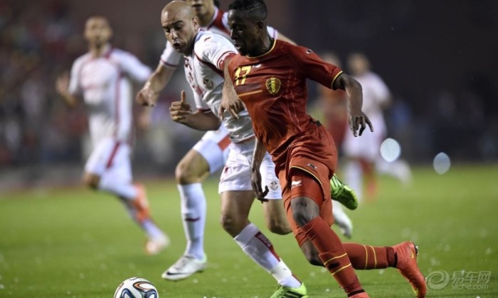 【热身赛:比利时1-0突尼斯】_易车足球大联盟