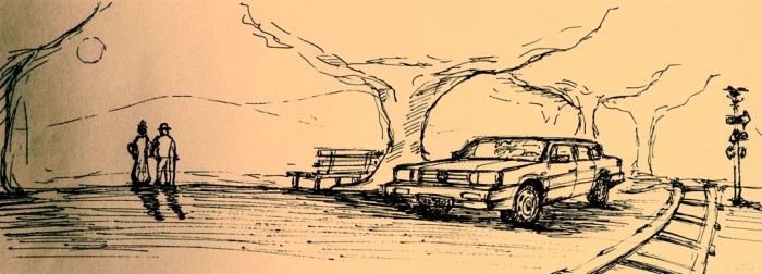 【【我爱画汽车】邀您细细品味画中的故事】_