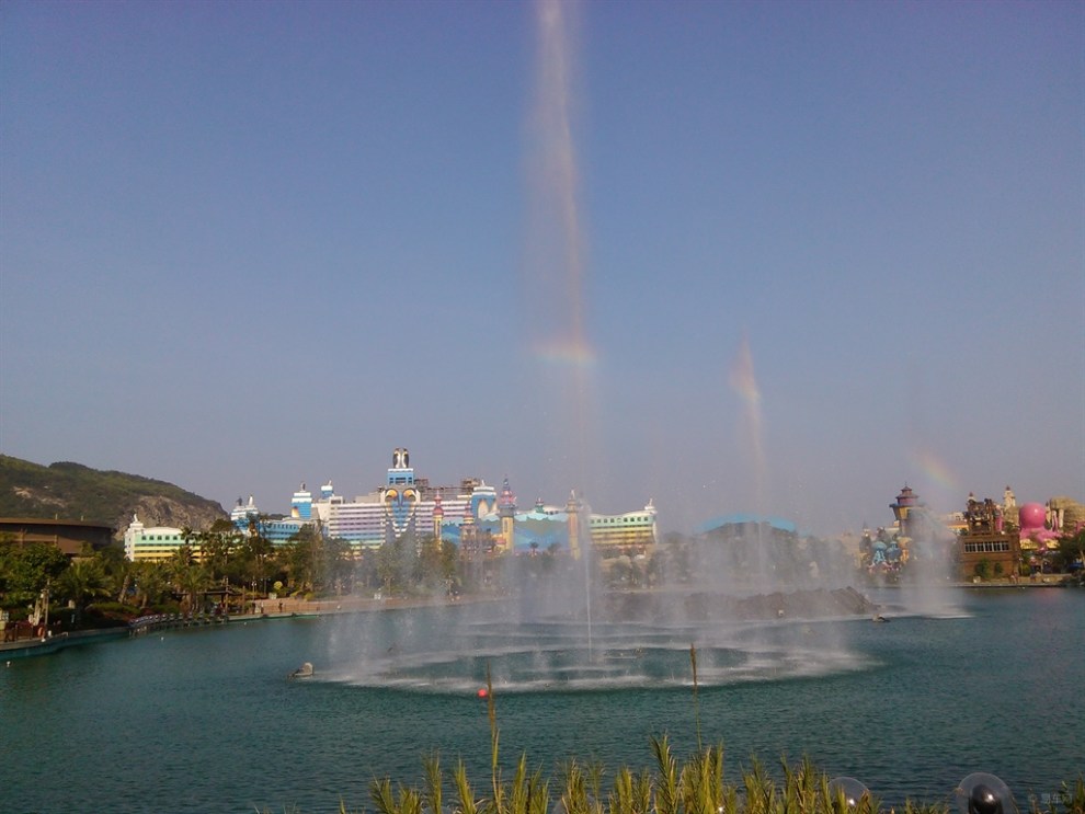 【2015猪行广珠澳香深之珠海长隆喷泉】_黑龙