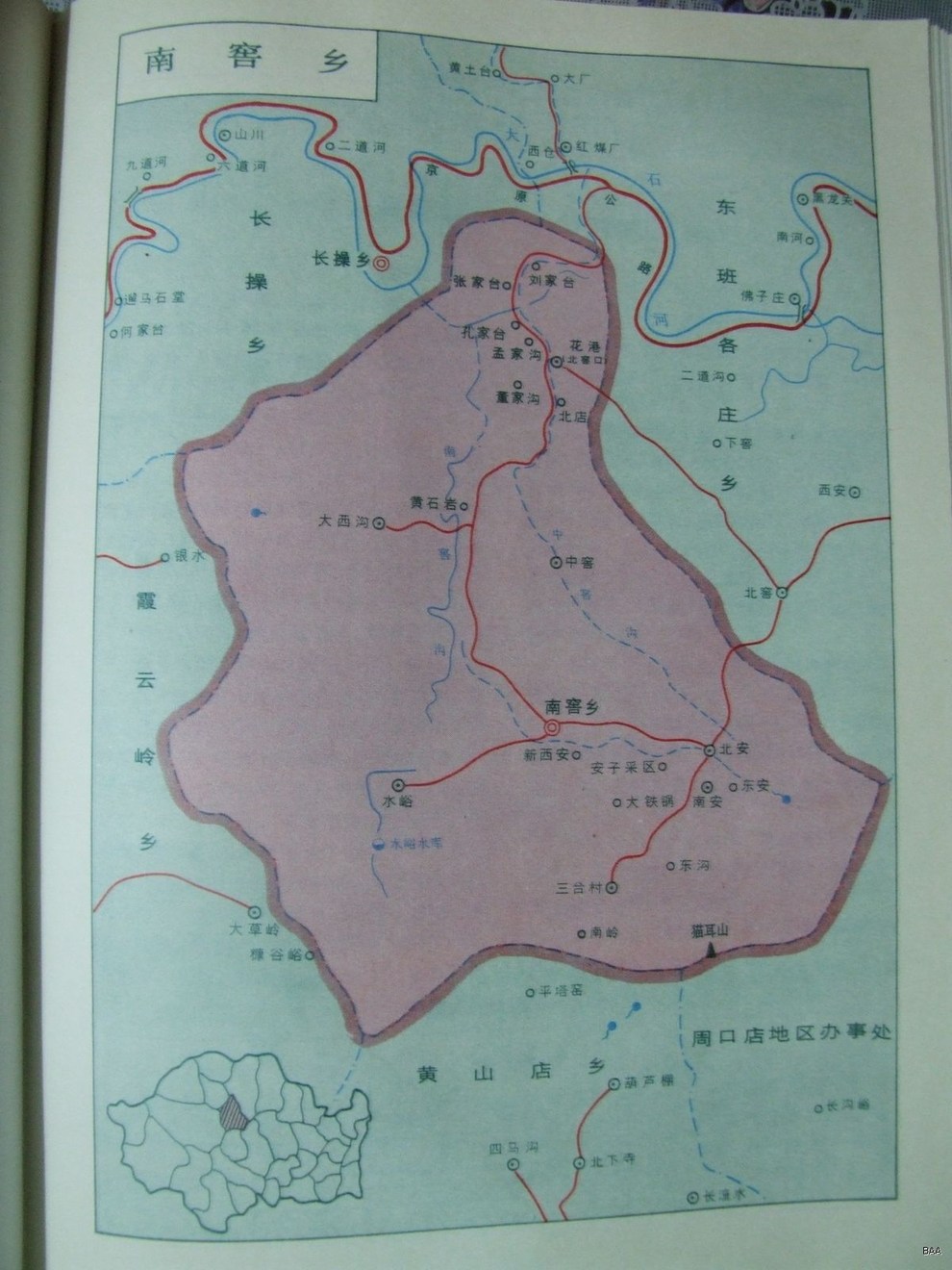 90版的房山政区地图图片