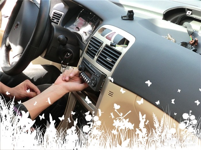 【东风标致307导航安装过程 话不多说直接上图