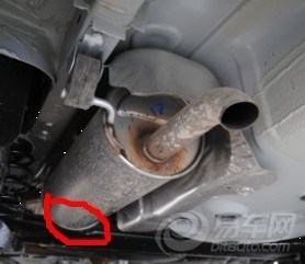 【新POLO1.4自动 排气管漏气现象 求解大侠们