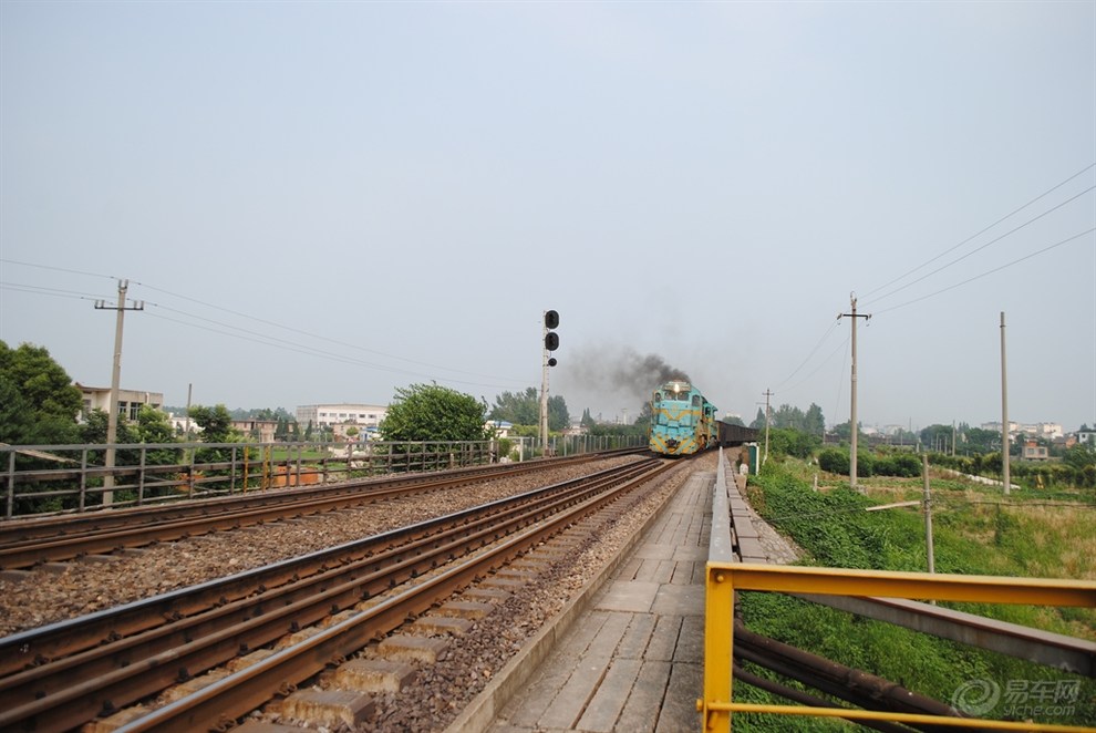 淮南铁路跨店埠河桥上抓拍火车景观一段经历