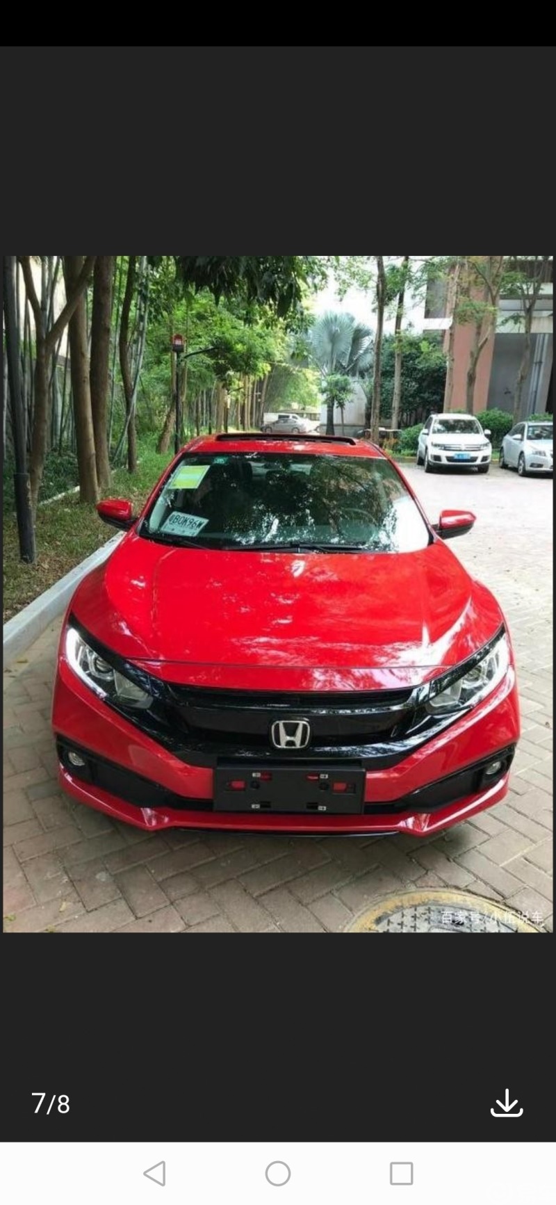 想问下新款思域红色的是不是金属漆