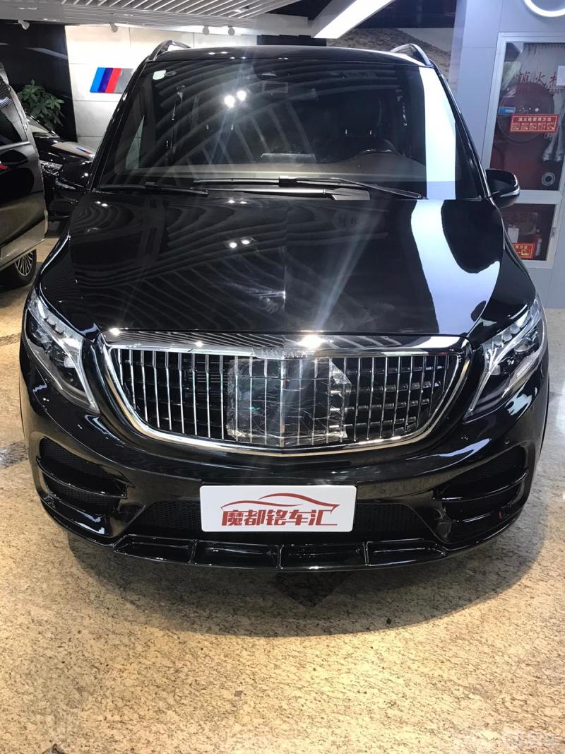 上海展厅现车奔驰迈巴赫版本,奔驰vs680