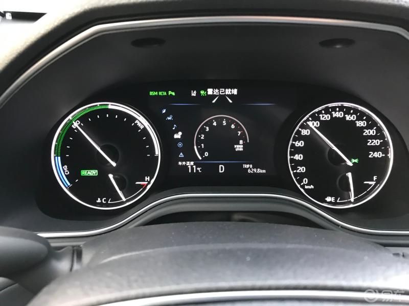 亚洲龙混动双擎也是有转速表的了解下他的工作转速吧