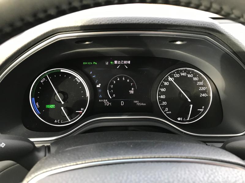 亚洲龙混动双擎也是有转速表的了解下他的工作转速吧