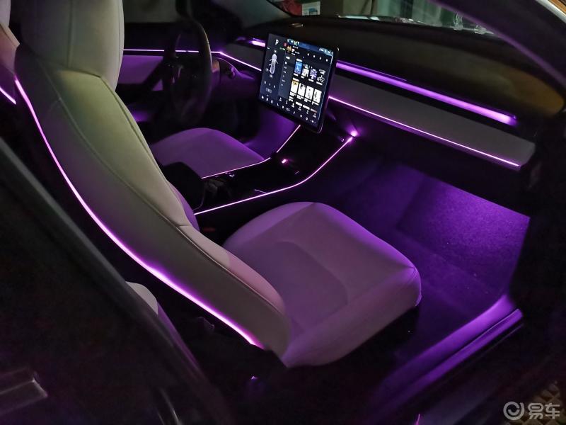 西安特斯拉model3改装氛围灯
