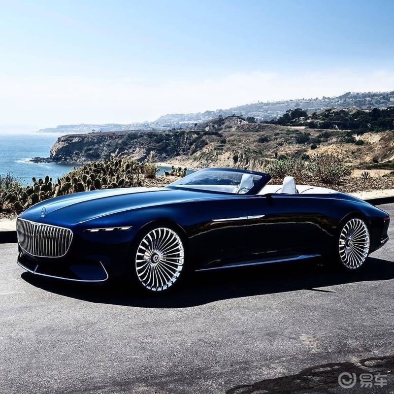 只在奔驰博物馆出现的电动迈巴赫双门超豪华跑车vision6