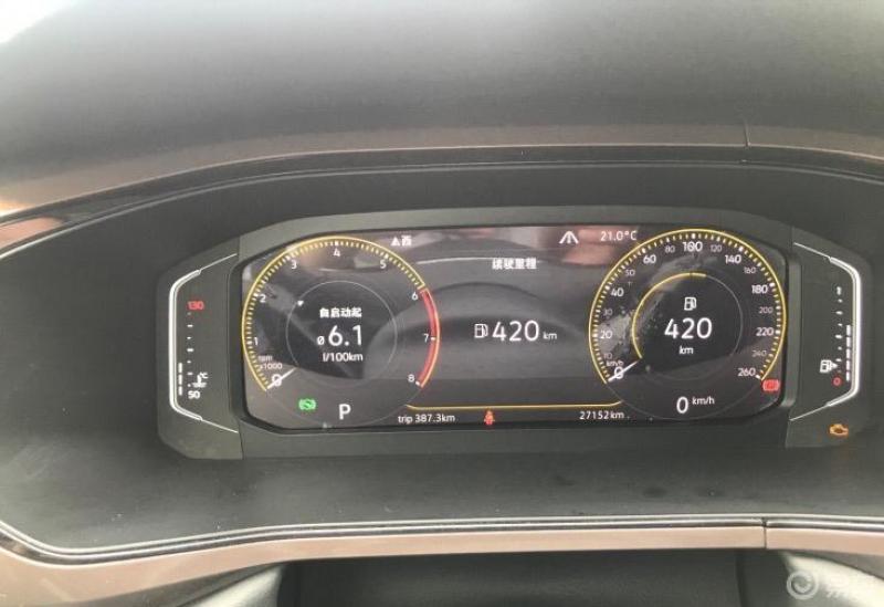 大众途岳液晶仪表盘手动保养复位方法 相信不少车友在4s店保养换上