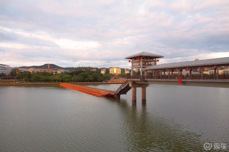 梅州浮桥图片