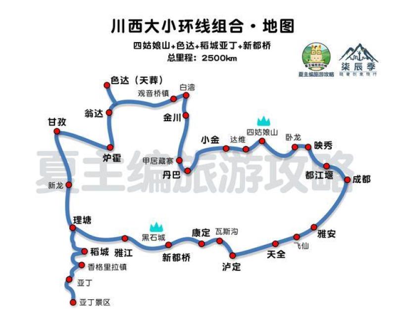 准备去成都玩一下,大环线和小环线,推荐下,5天时间