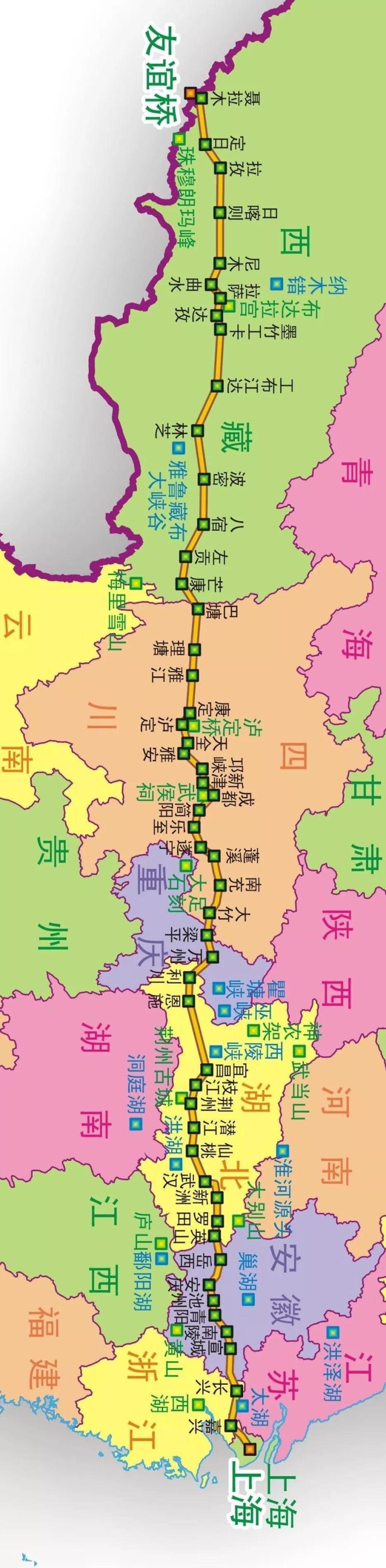 宜昌318国道线路图图片