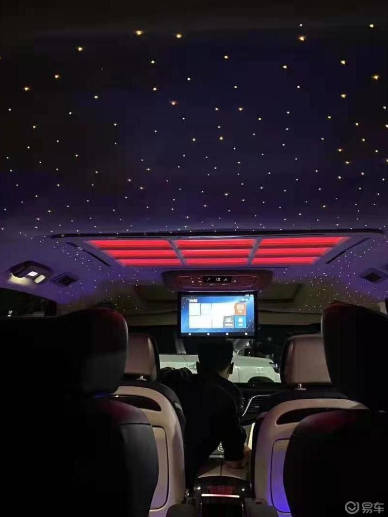 buick车内饰加星空顶上车效果