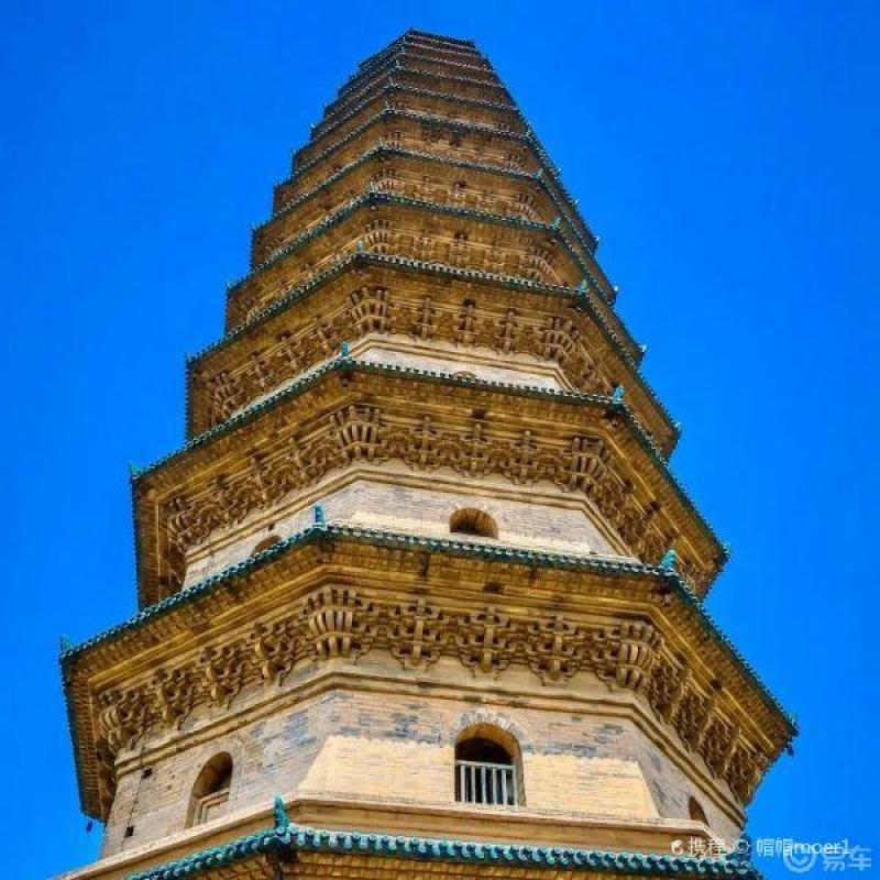 古晋阳八景之双塔凌霄