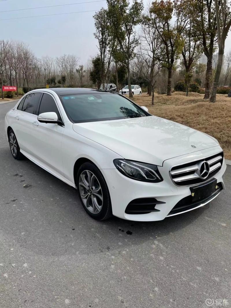 26.5w20年20款奔驰e300l运动版最顶配2.0t 9档手自一体 全车桃