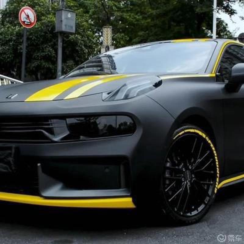 领克03改黑武士在加上拉花点缀简直是帅呆了