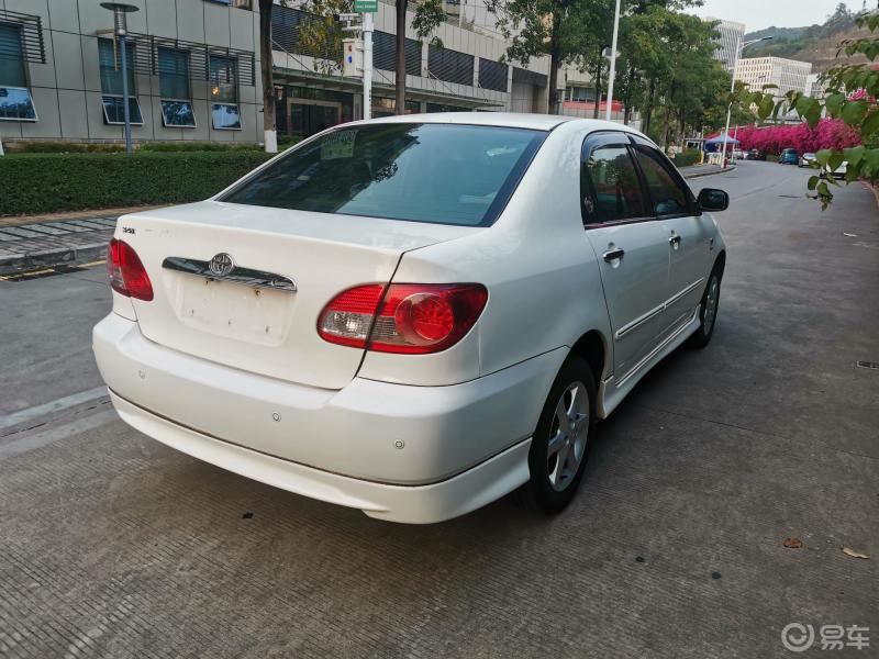 经典丰田花冠运动版18l04年上牌原车运动包围黑色极其稀有品种