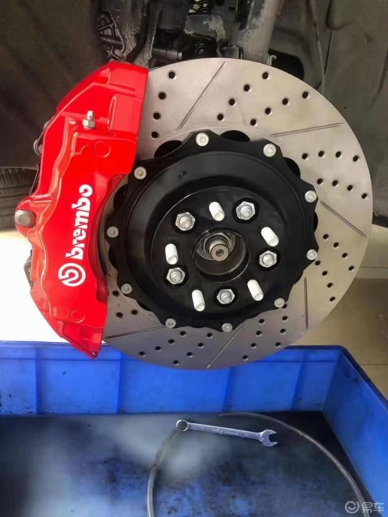 车之家刹车升级福特锐际布雷博brembo大六活塞卡钳