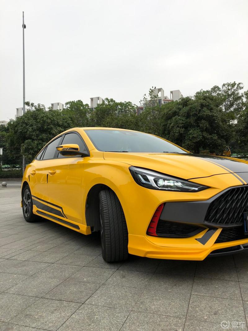 自用藤原名爵5改装加黄色全包围,更加运动了_mg5社区_易车社区