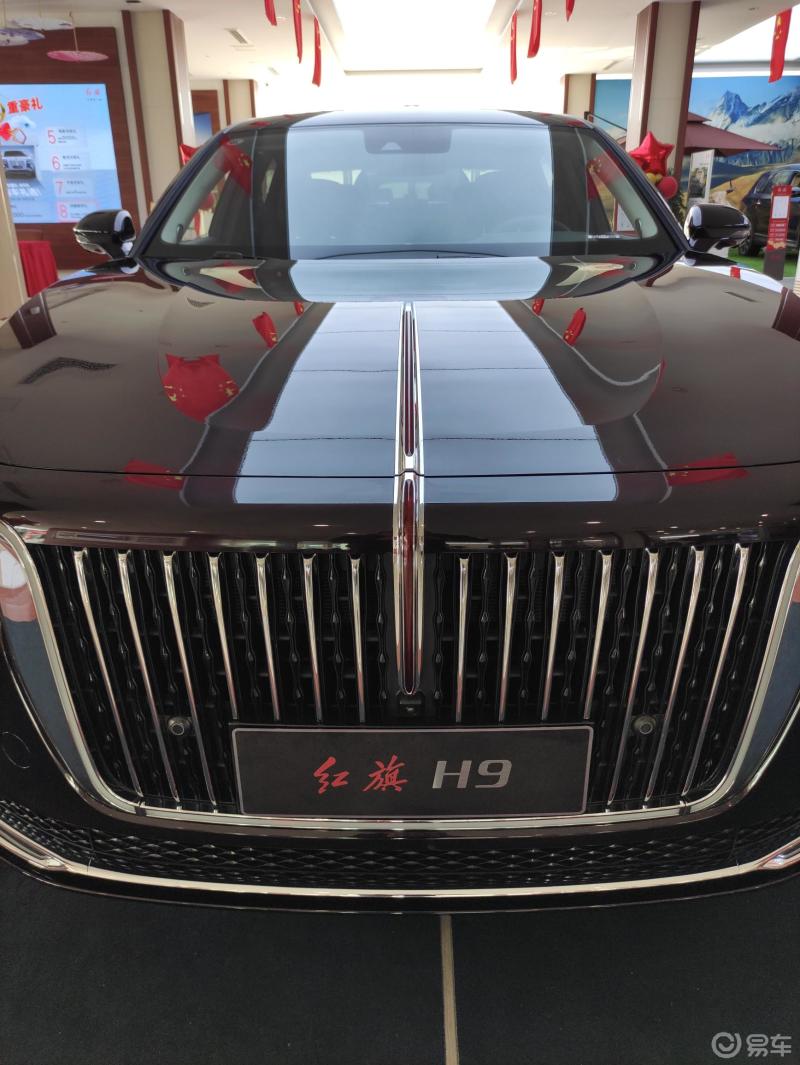每日一帖#红旗h9中国的劳斯莱斯,中国的骄傲,外观霸气十足,设计方面