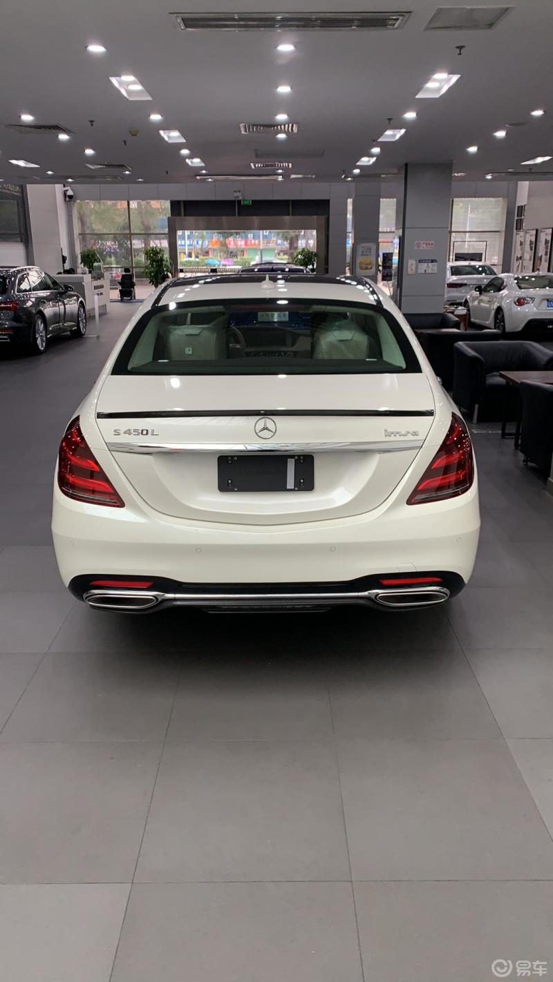 一代经典20款奔驰s450l四驱白米