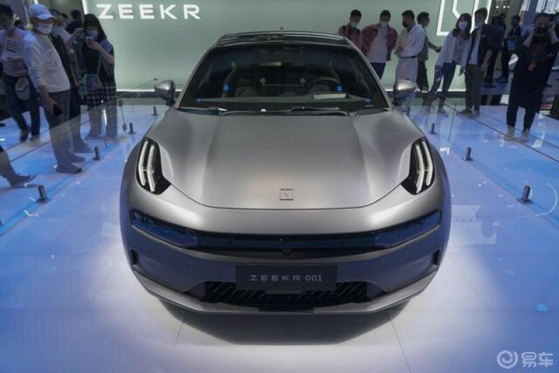 2021易起逛车展-上海# 吉利旗下极氪品牌首款纯电动车极氪001正式