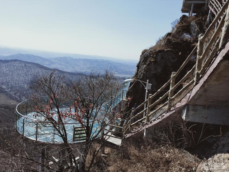 登頂帽兒山看玻璃棧道_長安cs75社區_易車社區