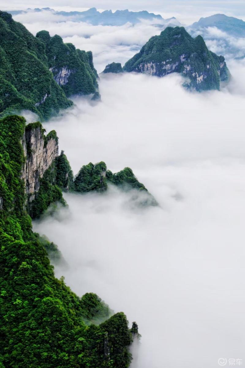 梦中的云海一一天门山