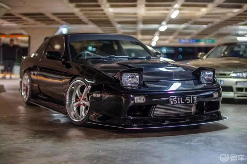 汽车也开始看脸吃饭了# jdm风格的尼桑s13,跳灯设计十分经典,《头