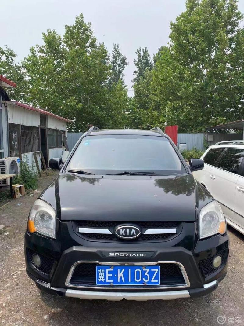 10年7月起亚狮跑自动天窗最高配车况原版绿本丢失了车主进监狱了背户