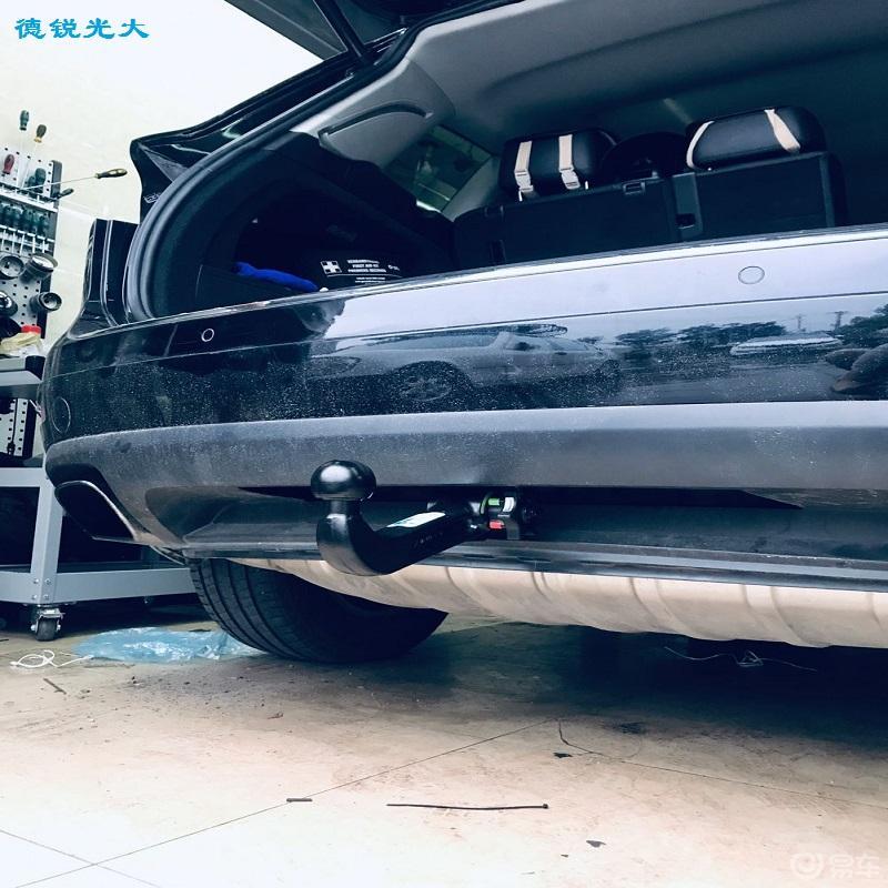 大众途锐改装升级后拖车钩