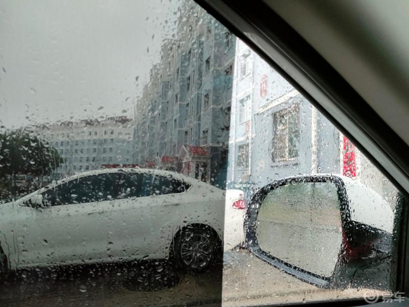 車窗風景#今天是雨天,雨中的小五安靜的淋著雨,窗外的風景依然如此.