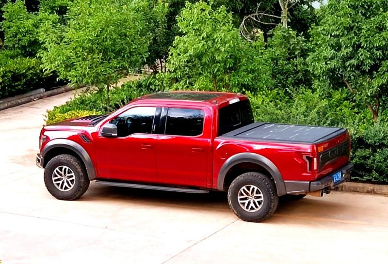 每日一帖福特红色大皮卡动力十足外观霸气