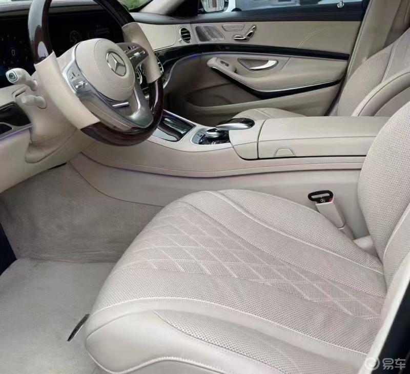18年3月奔驰迈巴赫s450,北京一手车,3万公里,原车漆,白色内饰,极品