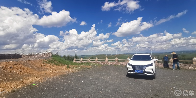 自驾旅行#时间2021/06/08,位置:草原天路,车型长安cs15,自驾旅行
