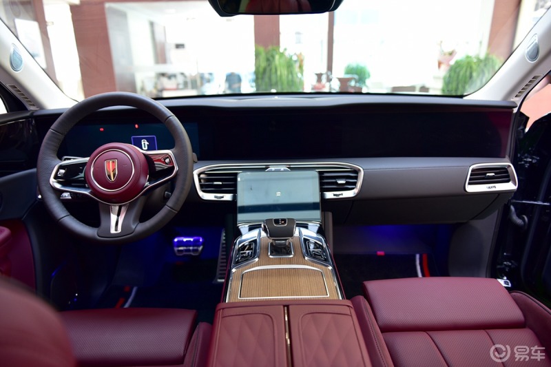 汽车生活# 红旗e-hs9的内饰太帅气了,作为国内豪华品牌的领军品牌