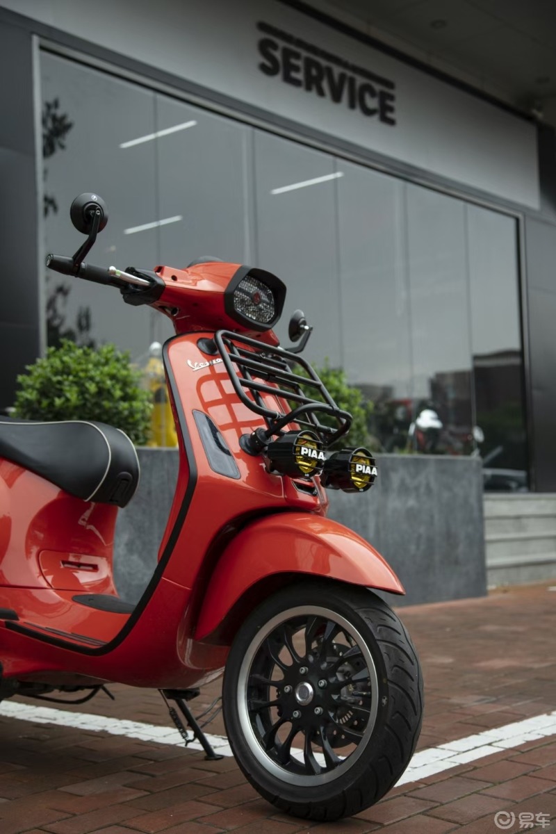 维斯帕sprints橙外观黑化鉴赏piaa双探灯极致霸气