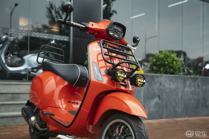 维斯帕sprints橙外观黑化鉴赏piaa双探灯极致霸气