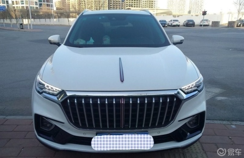 运动感十足的白色红旗hs5霸气的来啦