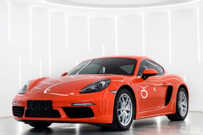 保时捷718卡曼熔岩橙色,小姐姐最爱,保时捷每一款个性化颜色选配都不