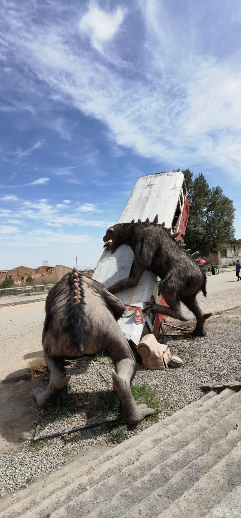 每日一帖九层妖塔发生在这里酒泉阿克塞老县城