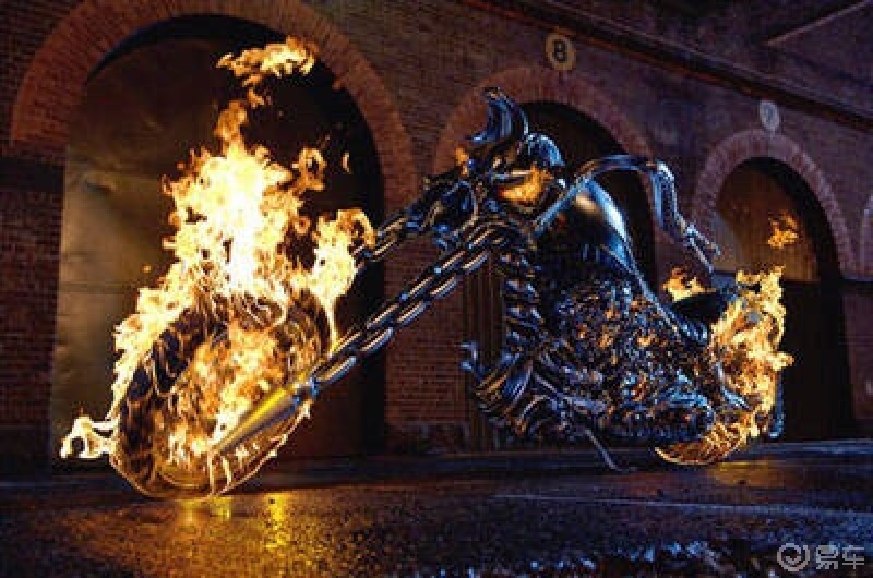 恶灵骑士骑摩托图片
