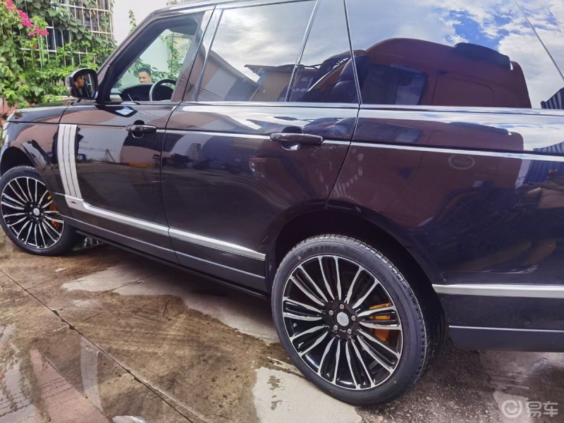 揽胜行政银色套件 22寸锻造轮毂效果_路虎揽胜社区_易车社区