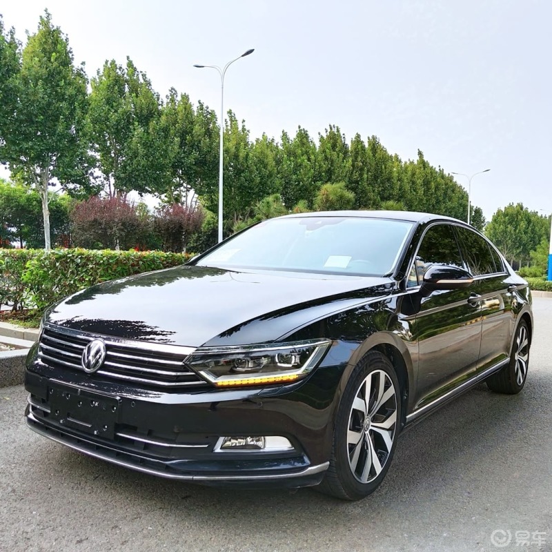 街拍帅气的大众迈腾